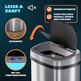 thumbnail of MONZANA® Sensor Mülleimer 58 L Wasserdicht Automatik Eckig Küche Abfalleimer Müllbehälter Edelstahl