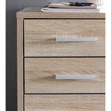 thumbnail of Rollcontainer Sonoma 33 x 63 x 38 cm Holz Schubladenschrank Schreibtisch, Büro Schrank mit 5 Schubladen, Container Rollschrank klein Standcontainer