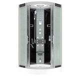 thumbnail of Dampfdusche Duschkabine Sauna Dusche D58-03M2-EC 80x80 cm mit 2K Scheiben Versiegelung