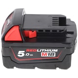 thumbnail of Original Milwaukee M18, M18B5 Red Lithium Akku Li-on 18V 5,0Ah, Akku Weitkowitz Stilo Cut 50