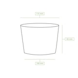 thumbnail of greenbox - Suppenbecher to go aus Karton 525 ml, Ø 114 mm, braun, Icons, 250 St.