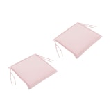 thumbnail of Pack 2 cojines para silla jardín, Repelente al agua, Poliéster 180 gr, Color Rosa, 42 cm x40 cm x3 cm