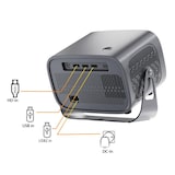 thumbnail of Mini Videoprojecteur 4K Android Portable 4000 Lumens WiFi Bluetooth YONIS