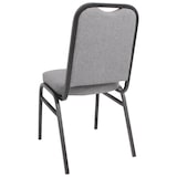 thumbnail of Bolero banketstoelen met vierkante rugleuning, grijs, 4 stuks