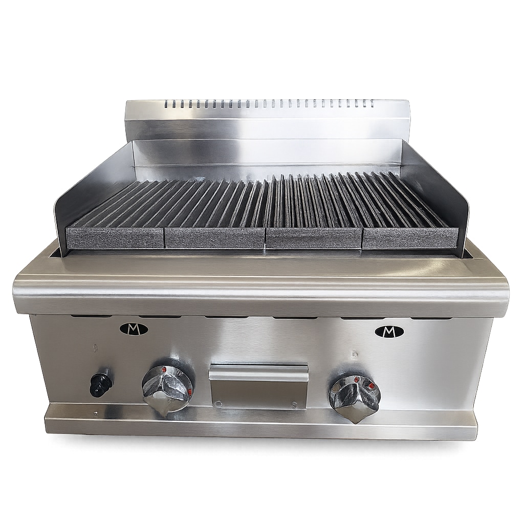 Vulkanischer Gasgrill