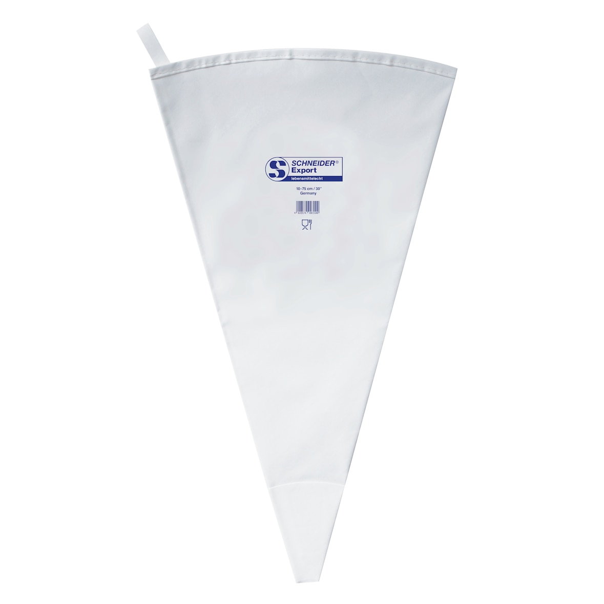 Schneider - Spritzbeutel 10-75 cm - Export, Druck "Schneider": Blau