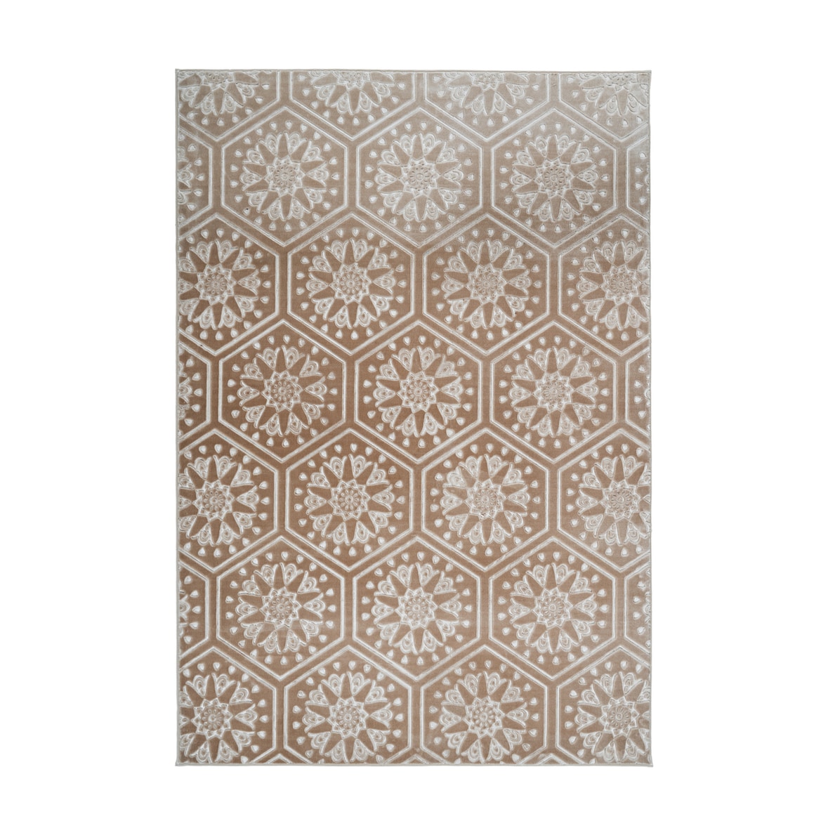 Kayoom Teppich Monroe 200 Taupe - T4ARO-160-230-E