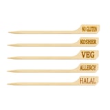 thumbnail of PACKNWOOD - 1000u - Palo de bambú Teppo Gushi con inscripción Veg (vegetariano)  H90mm