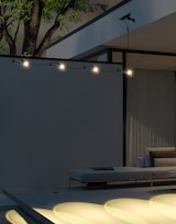 thumbnail of Lumisky 4 MINI ROUNDY 100LM Vernetzte Solarstrahler Stahl Schwarz