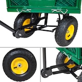 thumbnail of tectake carretto con telo interno carico max. 350 kg - 400973