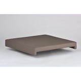 thumbnail of Lycce Bankauflage TAUPE Klemmkissen Sitzkissen zum fest klemmen mit 2 Leisten 37cm Klemmtiefe Kunstleder 100.000 Scheuertouren