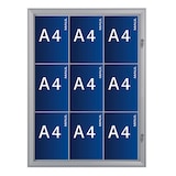 thumbnail of Schaukasten SC3000 aluminium In-/Outdoor 100,5x74,0x2,8 cm