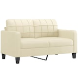 thumbnail of vidaXL 2-Sitzer-Sofa Creme 140 cm Kunstleder