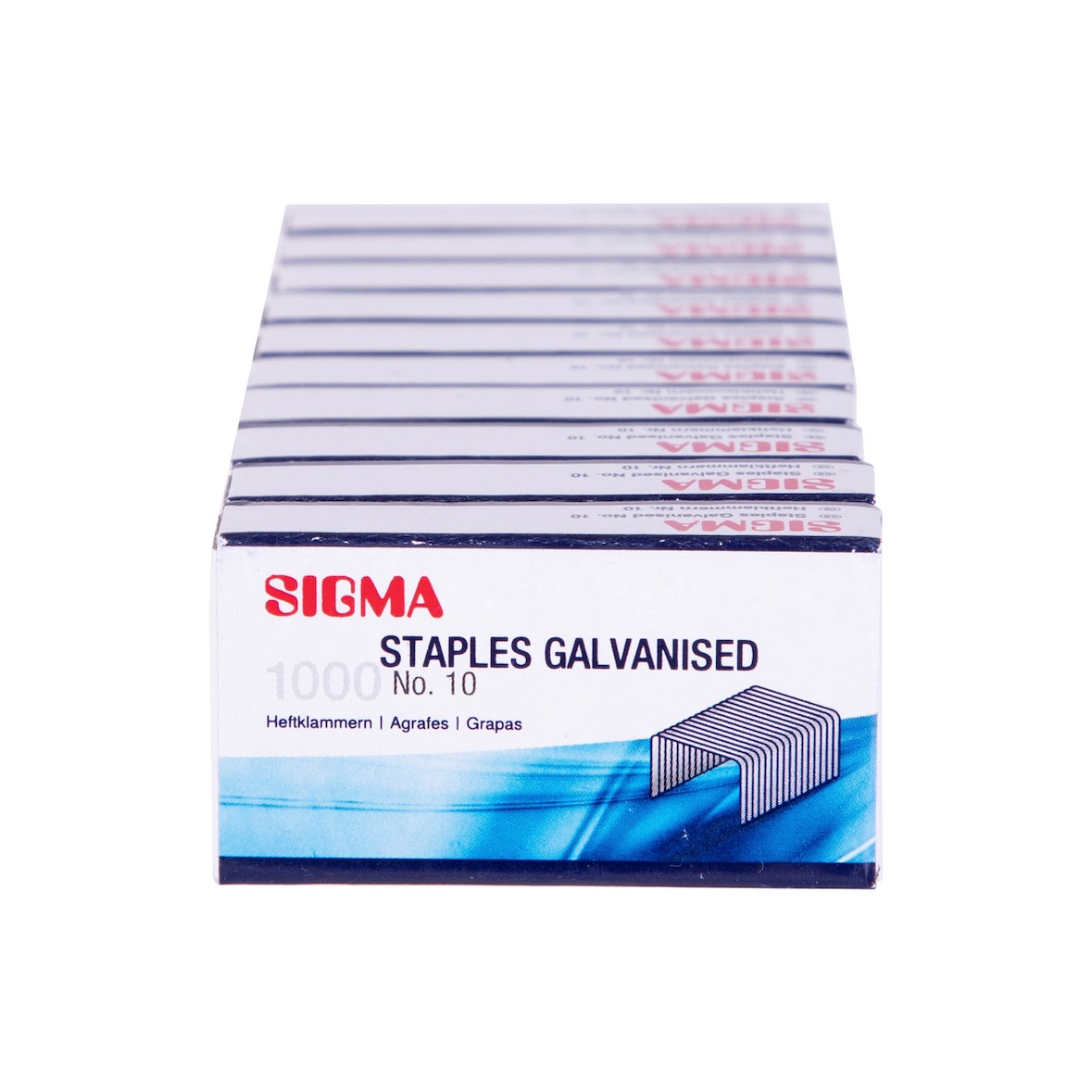 SIGMA Graffette SP01, n. 10, zincate, 10000 unità