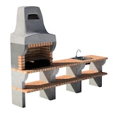 thumbnail of Cozinha de exterior Bailen plus xl de tijolo matizado