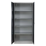 thumbnail of PROREGAL Stahlschrank BEE mit 5 verzinkten Fachböden | HxBxT 195x92x50cm | Grau-Anthrazit | Werkstattschrank Werkzeugschrank Aktenschrank
