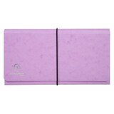 thumbnail of Exacompta 58660E 4x Fächermappe mehrfarbig aus Karton, 6 Fächer, Serie Aquarel - 26x13cm - Farben sortiert