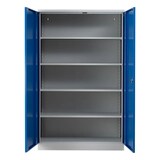 thumbnail of PROREGAL Stahlschrank BEE mit 5 lackierten Fachböden | HxBxT 195x120x60cm | Grau-Blau | Werkstattschrank Werkzeugschrank Aktenschrank Universalschrank