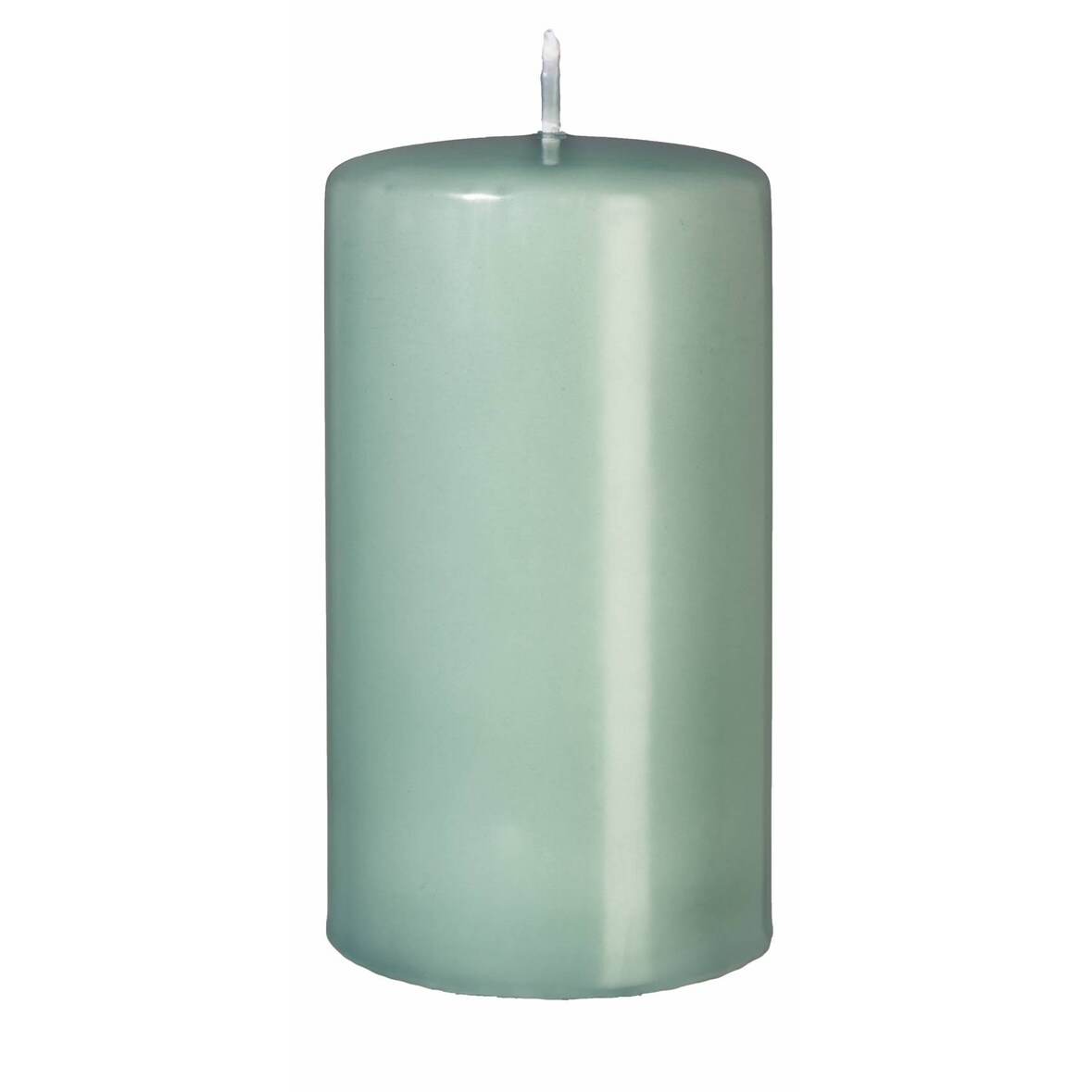 Stumpenkerzen Seemoos Seafoam 20 x 5 cm, 6 Stück