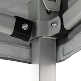 thumbnail of Zusammenklappbarer Faltpavillon 3 x 4,5 weiß mit wasserdichtem PVC überzogen