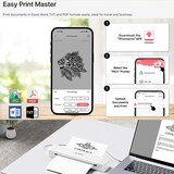 thumbnail of Mini Imprimante Bluetooth Portable Thermique A4 A5 B5 Double Face Rechargeable YONIS