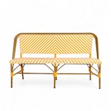 thumbnail of Sofá de terraza RIVOLI - Trenzado amarillo y blanco