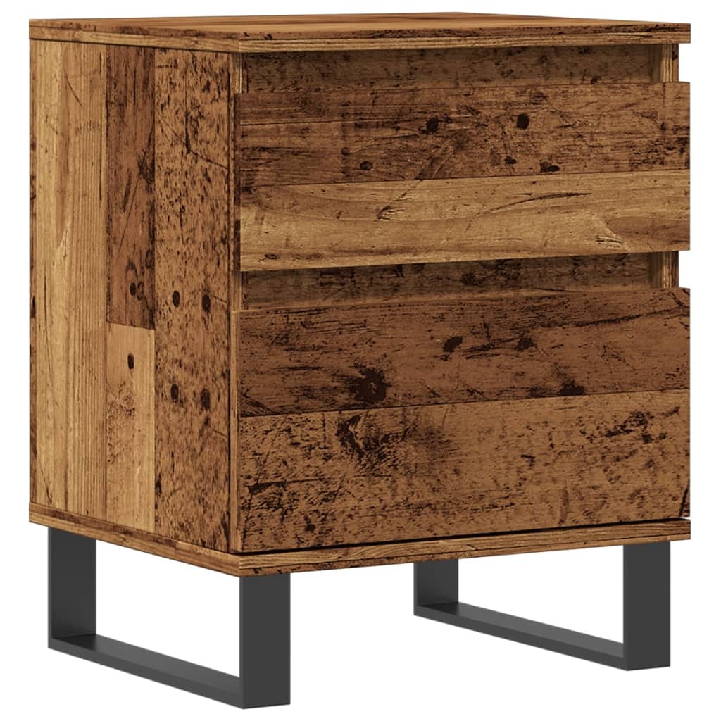 vidaXL Nachttisch Altholz-Optik 40x35x50 cm Holzwerkstoff