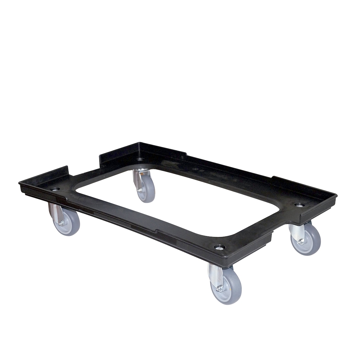 DENOX Open bakwagen Europa Standaard 600 x 400 mm | Zwart