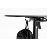 thumbnail of METRO PROFESSIONAL Gastro Klapptisch mit Tragegriff Massini, Alu, Ø 70 x 74 cm, HPL Tischplatte, schwarz