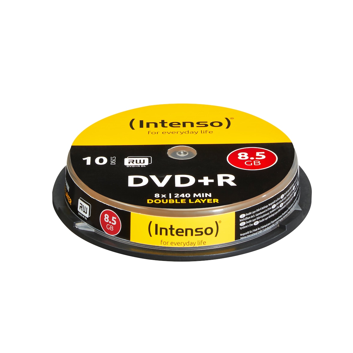 Intenso DVD+R 8.5GB, DL, 8x 8,5 GB DVD+R DL 10 Stück(e)