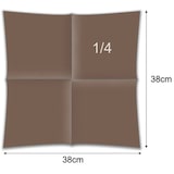 thumbnail of 50 Servietten Softpoint 38x38cm braun
