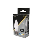 thumbnail of Pack 2 Lampadine LED a Candela E14 6W Equi.40W 470lm 4000K 25000H 7hSevenOn Premium