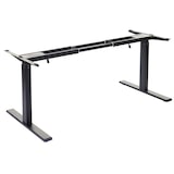 thumbnail of Gestell HWC-D40, variables Tischgestell für Eck-Schreibtisch, elektrisch höhenverstellbar Memory 45kg ~ schwarz