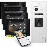 thumbnail of HD Video Türsprechanlage mit Fingerprint RFID und Smartphone App für 1 Familienhaus, 4x Monitore, Balter EVO HD Fingerprint