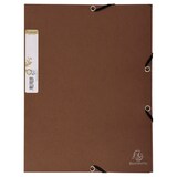 thumbnail of Exacompta Sammelmappe mit 3 Klappen und Gummizug und Rückenetikett aus Recycling-Karton zweifarbig 380g/qm Forever, 24x32cm für DIN A4