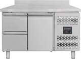 thumbnail of vaiotec Kühltisch / 1 Tür & 2 Schubladen inkl. Aufkantung - Monoblock, 1360 x 700 mm
