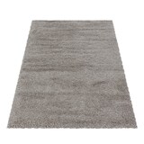 thumbnail of Teppich Waschbar Shaggy Uni Kuschelig Strapazierfähig Schlafzimmer Esszimmer Beige 280x370 cm OEKO-TEX Gekettelt – SALZACH von Kadima Design