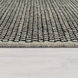 thumbnail of Teppich Kurzflor Webmuster meliert Wohnzimmer schmutzabweisend Grau Rechteckig 60x110 | 80% Wolle, 20% Baumwolle | Florhöhe: 8 mm | nur Ausklopfbar