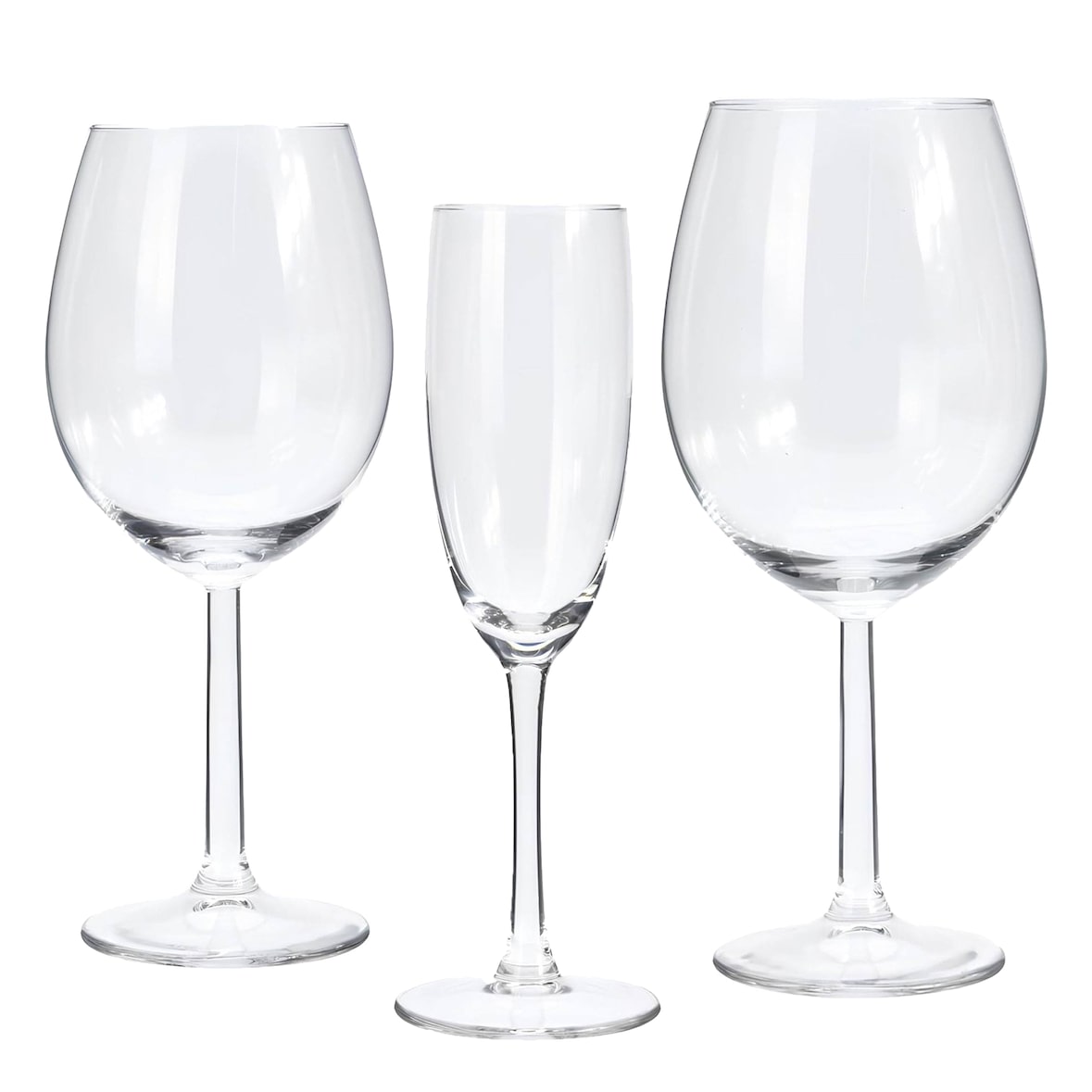 WellHome - Set mit 18 Wein- und Sektgläsern