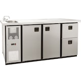 thumbnail of KBS Getränketheke mit 1 Becken rechts 1490x688x920 mm Umluftkühlung 230 Volt