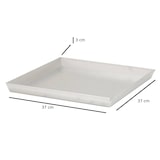 thumbnail of Giemme Spoleto – Professionelles Backblech aus Aluminium – 37x37 cm, Abgeschrägter Rand 3 cm