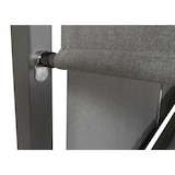 thumbnail of Aluminium Lounge-Gartenliege HWC-M63, Sonnenliege Bali-Liege Outdoor-Bett Daybed, 10cm-Polster 200cm ~ hellgrau