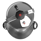 thumbnail of Orbegozo olla a presión acero inoxidable HPL 6070, 6 L, triple sistema de seguridad, regulación presión, apta todo tipo de fuegos, diámetro 22 cm