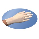 thumbnail of PAPSTAR 100 Handschuhe, Latex puderfrei weiss Größe L