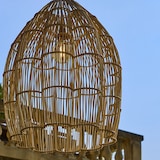 thumbnail of Lumisky Suspension Extérieure Rotin Beige D50cm Câble 5m Rotin Beige