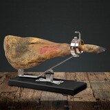 thumbnail of BELLO Aneto - Soporte Jamonero Basculante en DM. Acero Inoxidable. Cabezal Giratorio. Negro