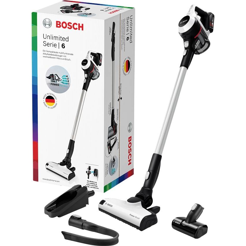 Bosch Haushalt Unlimited BKS611MTB Akku-Handstaubsauger inkl. Mini-Turbob?rste, Beutellos