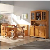 thumbnail of Alacena de 5 puertas , pino macizo, Moblit, serie Canet, medidas: (197x130x42) cm ( altoxanchoxfondo), color miel