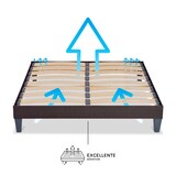 thumbnail of Sommier à lattes en bois  1 place  Coloris Gris anthracite  Livré en kit  120x190 cm KIT15 OLYMPE LITERIE