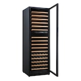 thumbnail of Vinoteca Vinobox 168 2T negra 168 botellas 2 temperaturas, de 5º a 10º y de 10º a 18ºC, 210 W, 16 baldas de madera extraíble